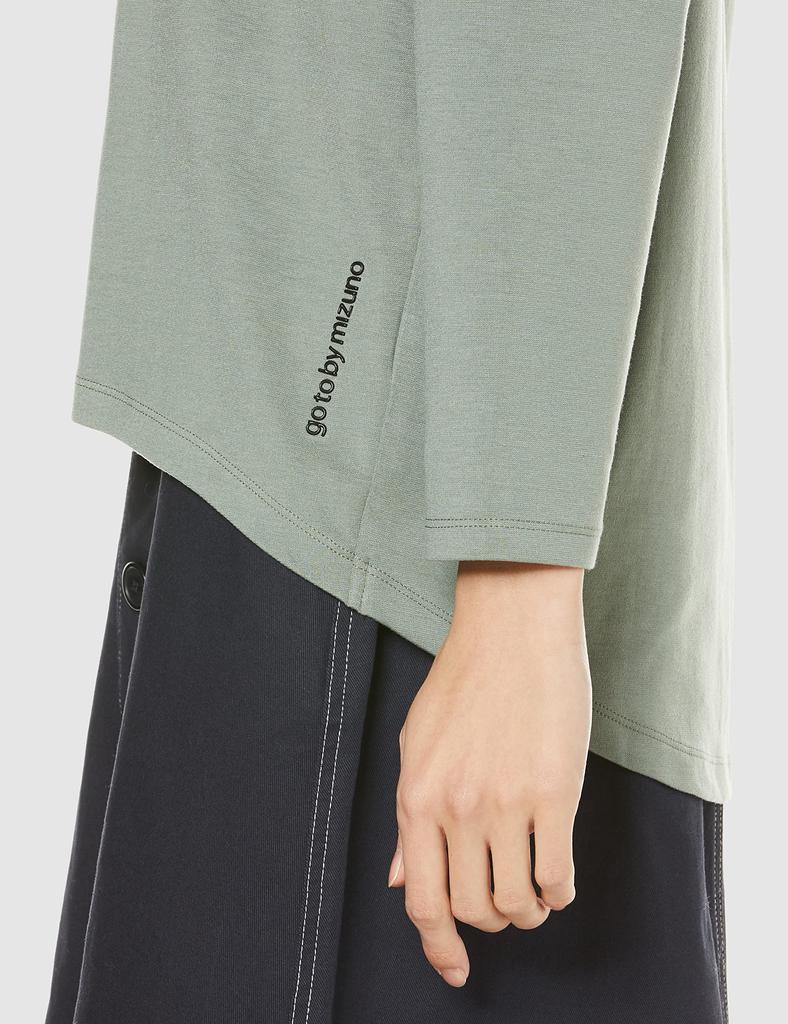 Mizuno Niedźwiedź Jersey Okrągły Dekolt Outdoor Rozmiar M Koszulka Damska, Pulower, Koniczyna, (B2MA1719)