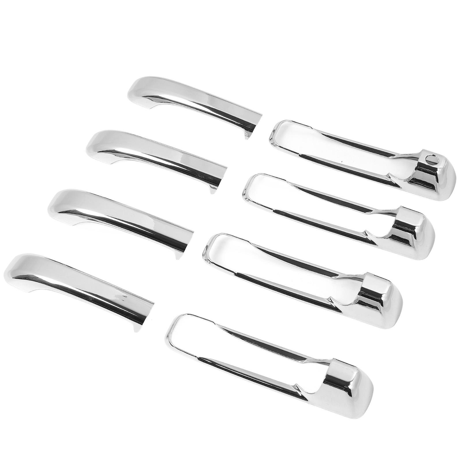 

Хромированные накладки на дверные ручки Глянцевый стильный комплект накладок на наружные дверные ручки для 1500 2500 3500 2009