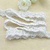 5 meters/16.4ft each pack 1.0cm lace sewing embroidery trims black white ribbons curtain curve accessory handmade DIY craft bra dress gowns decoration