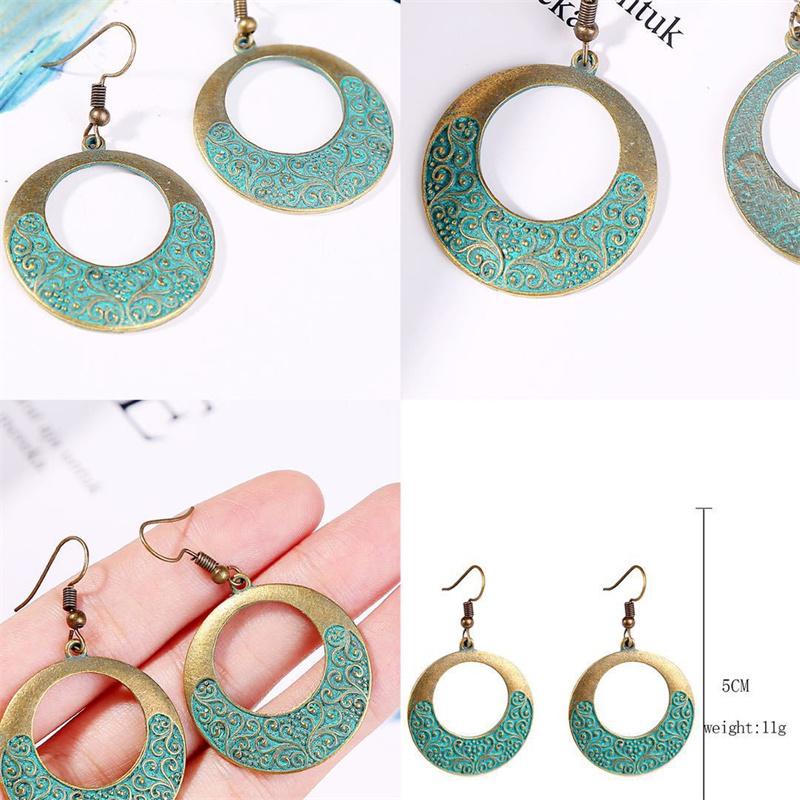 BLINGBAY 2023 Women's Earrings Retro Accessories Fashion Jewelry Accessories Ethnic Turquoise Earrings Bohemian Jewelry Gifts