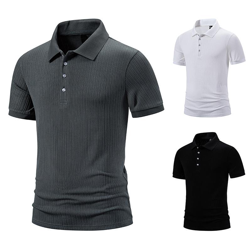 Polo da Uomo Estive Business Casual Leggere Traspiranti Magliette a Manica Corta da Golf per Uomo T-Shirt Traspiranti Dry Fit con Colletto
