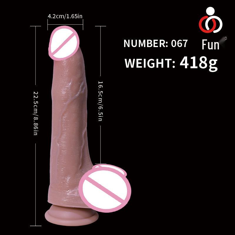 Realistic Vibrating Silicone Dildo for Women - Retractable, Wiggling Adult Sex Toy