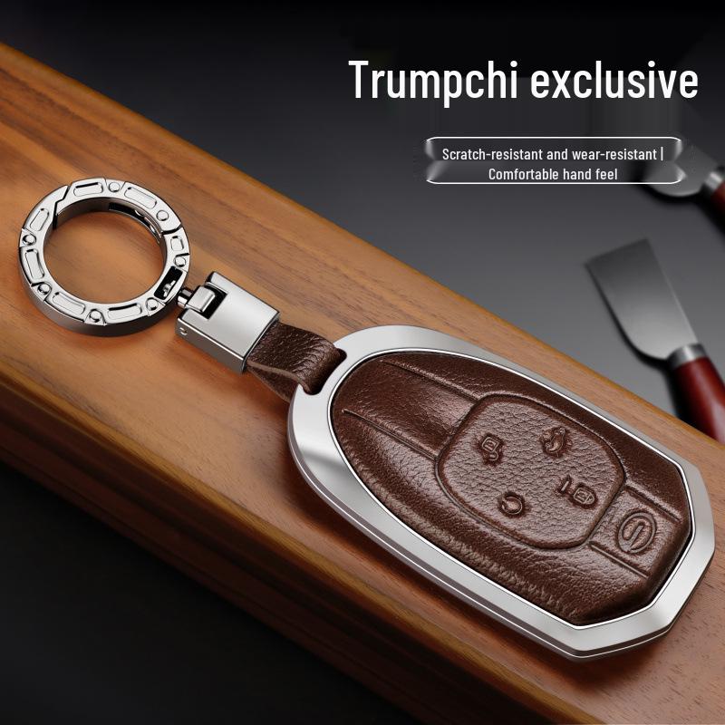 

Key Cover for 2026 Trumpchi M8, 2024 GAC Legend GS4 MAX, Shadow Leopard R, Master E9, New Master GS8 Green [Gun Shell + 361 Buckle]