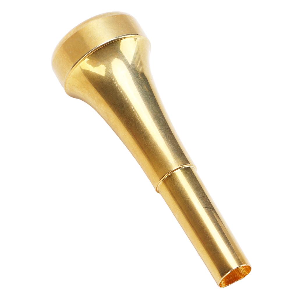 Trumpet Replacement Mouthpiece 82mm Length Clear Sound Metal Gold Trumpet Mouthpiece Wind Instrument Accessory