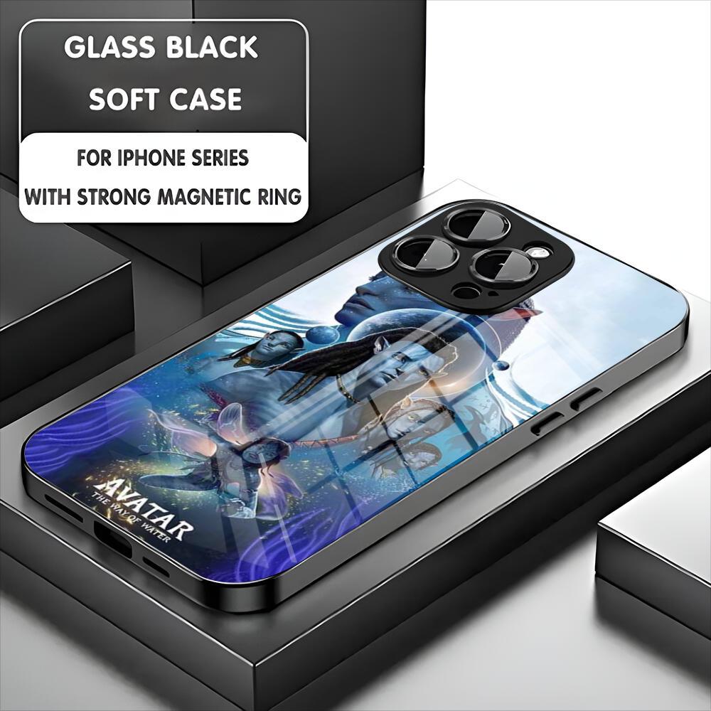 A-avatar Phone Case For Iphone 17 16 15 14 13 11 12 Pro Max Mini Plus Magnetic Glass Phone Cover