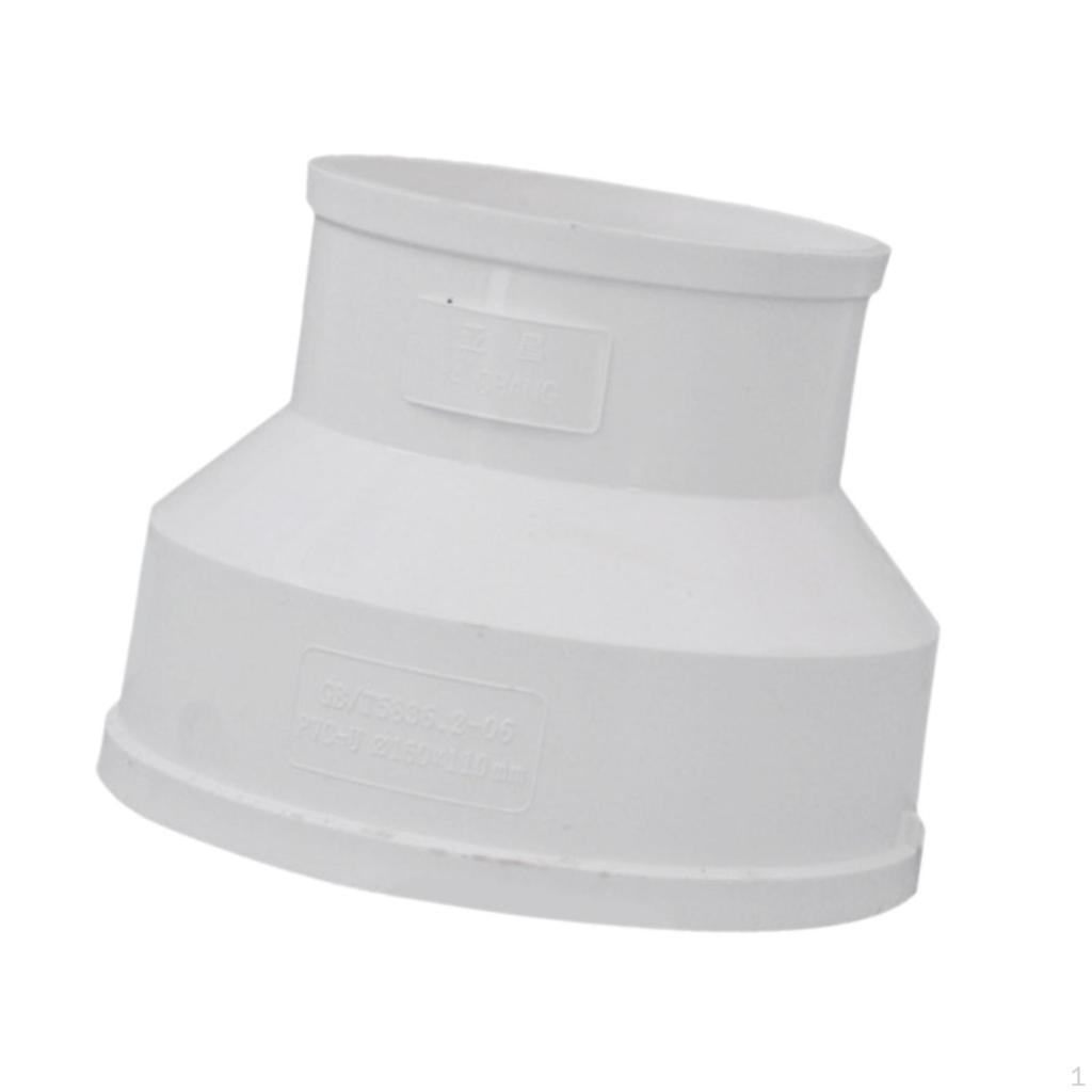 Air Duct Adapter Reducer Airflows Tube Increaser Adapter,Pipe Connector for Bathroom,Easy to