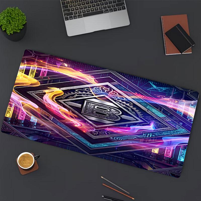 Borussia Mönchengladbach Print Mauspads, für Tastaturablage Laptop PC Matte für Büro Heimgebrauch, Schreibtischdekoration, Perfektes Geburtstagsgeschenk für Gamer