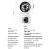 IP CCTV Camera Dual Lens Fhd Indoor Home Security Surveillance Camera Two Way Audio Wireless Baby Monitor  PTZ Security Camera