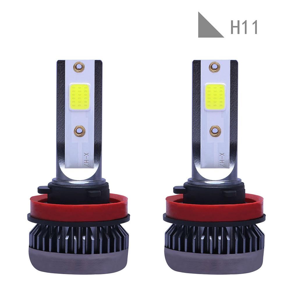 Headlight Bulb Durable H11 H8 H9 Car Accessories Yellow Light Superbright 120w 26000lm Car Headlight Bulbs Cob Bulb Led Headligh