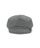 HUG YOUR SKIN Washed Denim Newsboy Cap (Black)