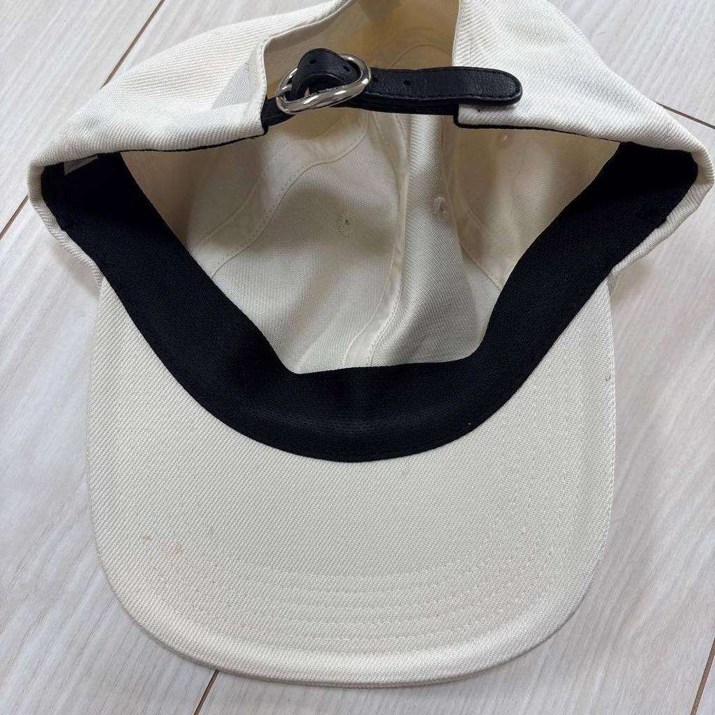 Used Takayuki Kijima Ivory Off-White Baseball Cap