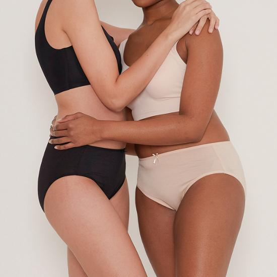 1 Set mit 5 Skinny Five Basic Modal-Slips