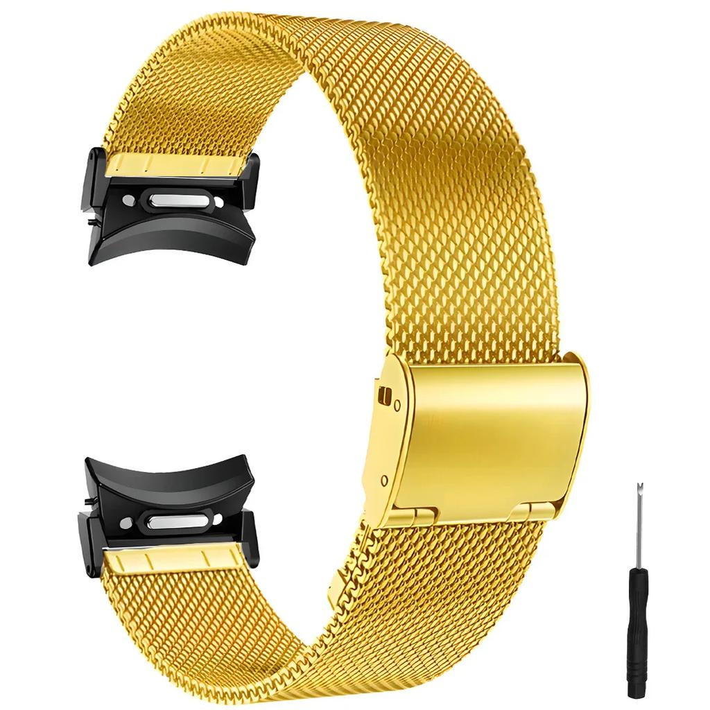 Edelstahlarmband ohne Lücken für Samsung Galaxy Watch 4 5 6 7 40 44mm 6 4 Classic 43mm 47mm Metallarmband für Galaxy 5Pro