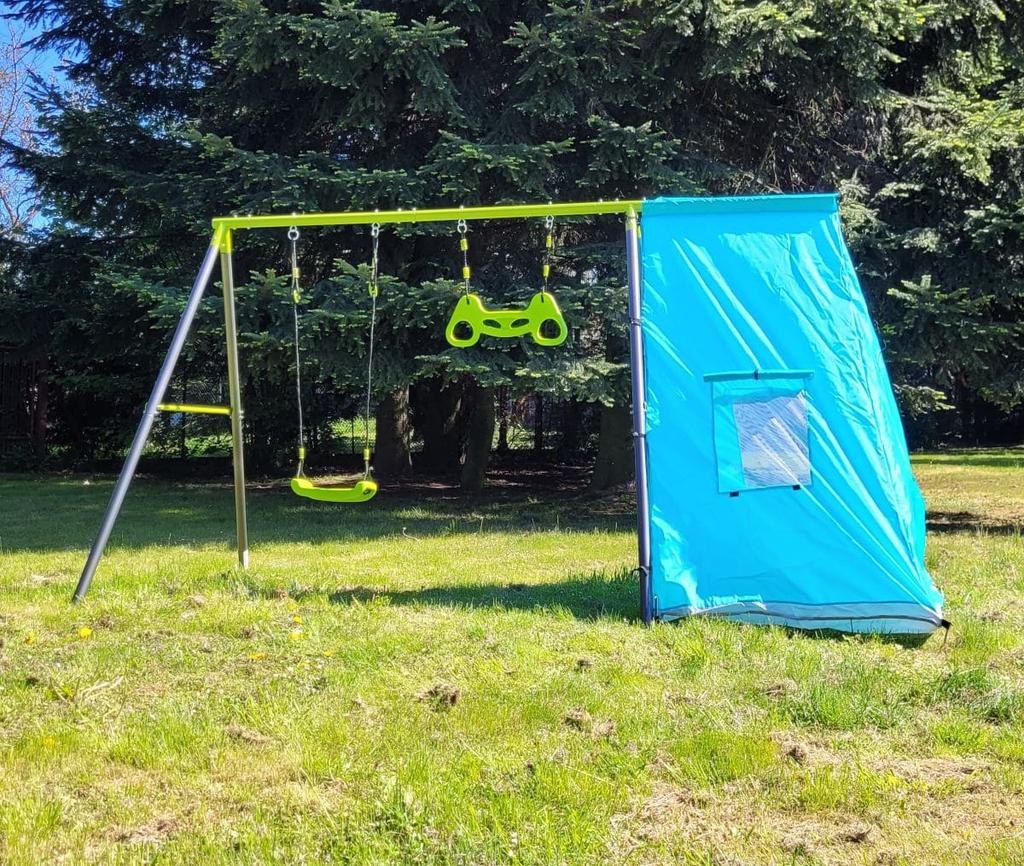 Garden playground with Deluxe tent