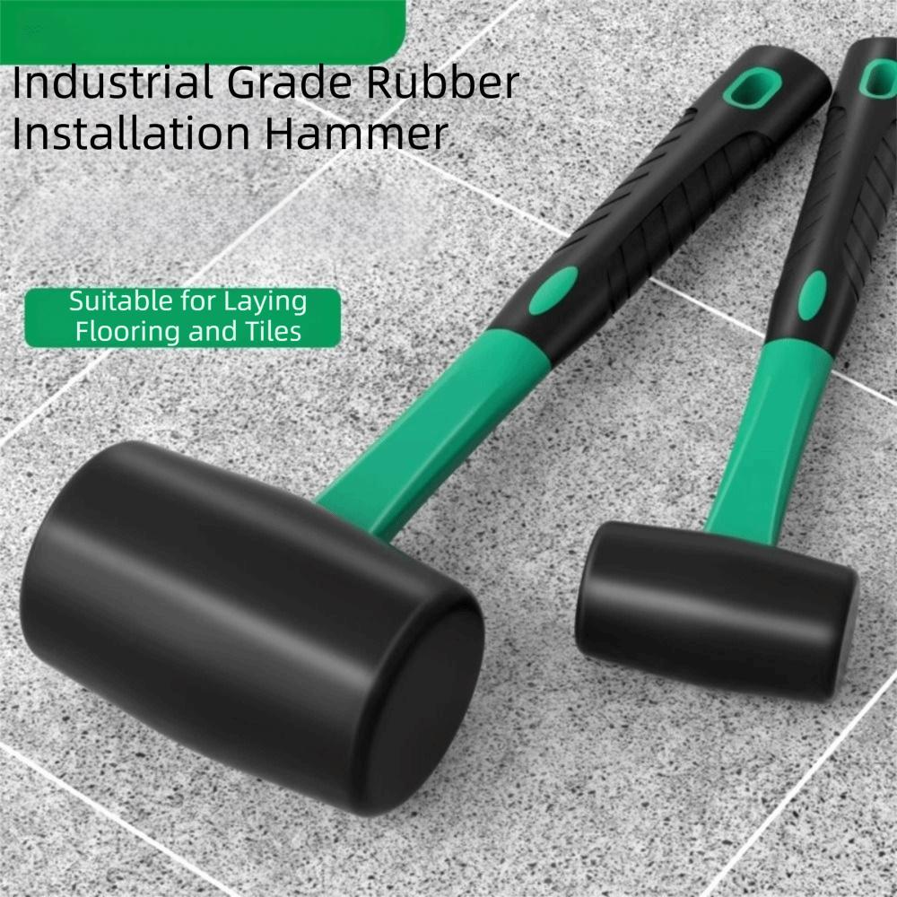 Multi-Functional Rubber Hammer Industrial Grade Solid Rubber Hammer Wall Tiling