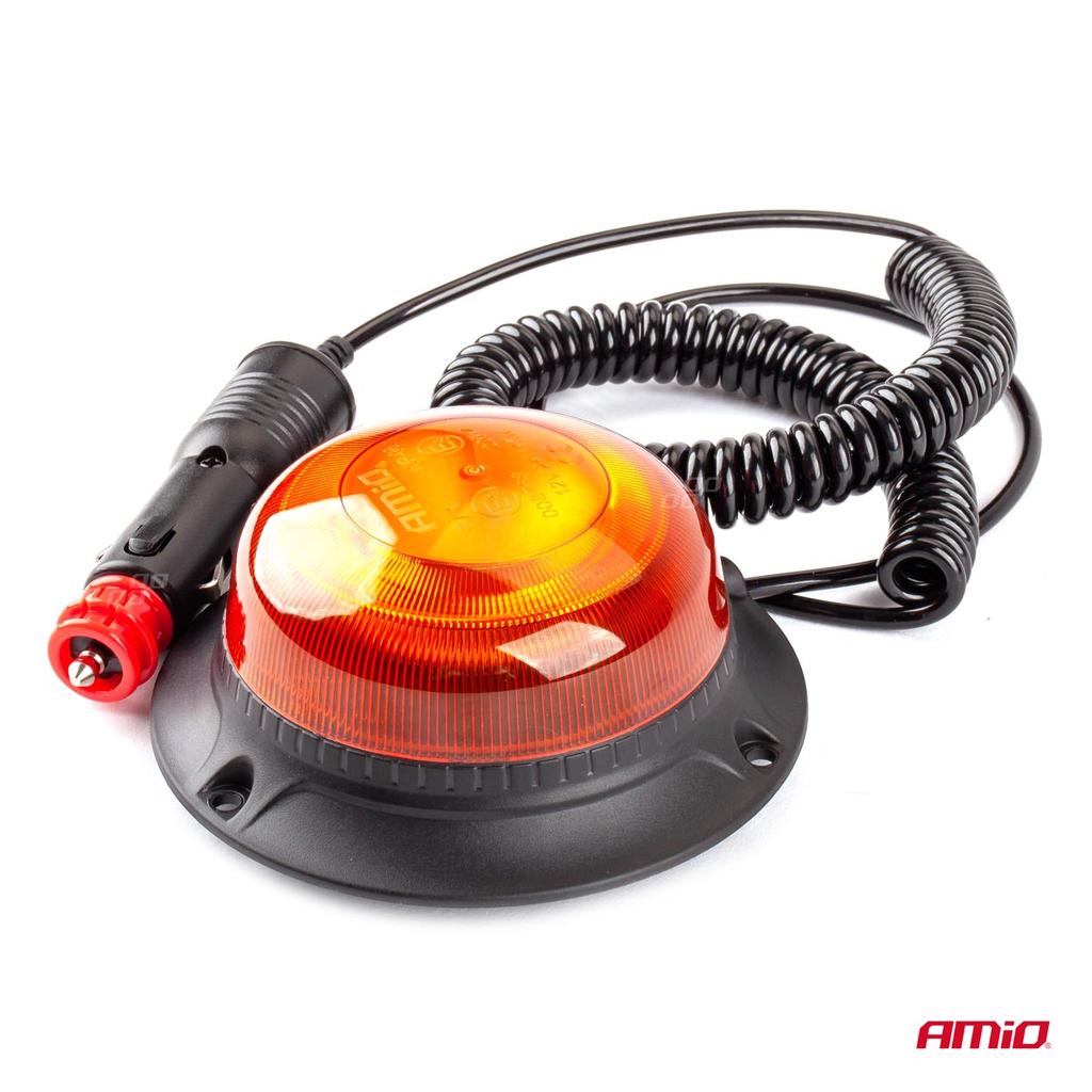 Mini Rooster Warning Lamp 18 Led Magnet Low R65 R10 12-24V W21M Amio