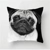 Animal French Bulldog Cushion Cover Pug Dog Herding Pillowcase  Sofa Car Decorative
