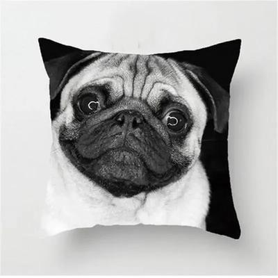 Tier Französisch Bulldog Kissen Abdeckung Mops Hund Herding Kissenbezug Sofa Auto Dekorative