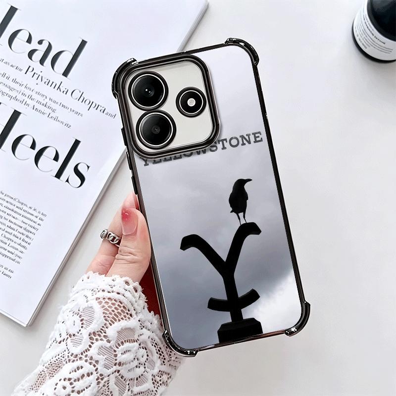 Y-Yellowstones TV Soft Phone Case For Xiaomi Redmi Note 14 15 Pro Plus 13 12 11S 11T 5G 10 9S 9 Plating Anti-Fall Fundas