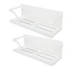 2PCS Magnetic Spice Rack for Refrigerator Carbon Steel Space Saving Spice   Magnetic Shelf for Kitchen Jars Seasoning Bottles
