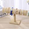 Velvet T-Type Bracelet Watch Jewelry Display Stand Headband Hairpin Headdress Organizer Storage Holder Jewelry Storage