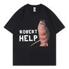 Marcus The Worm Robert Meme Tshirt For Men Women T Shirts Short Sleeve Tops Unisex Breathable Tops