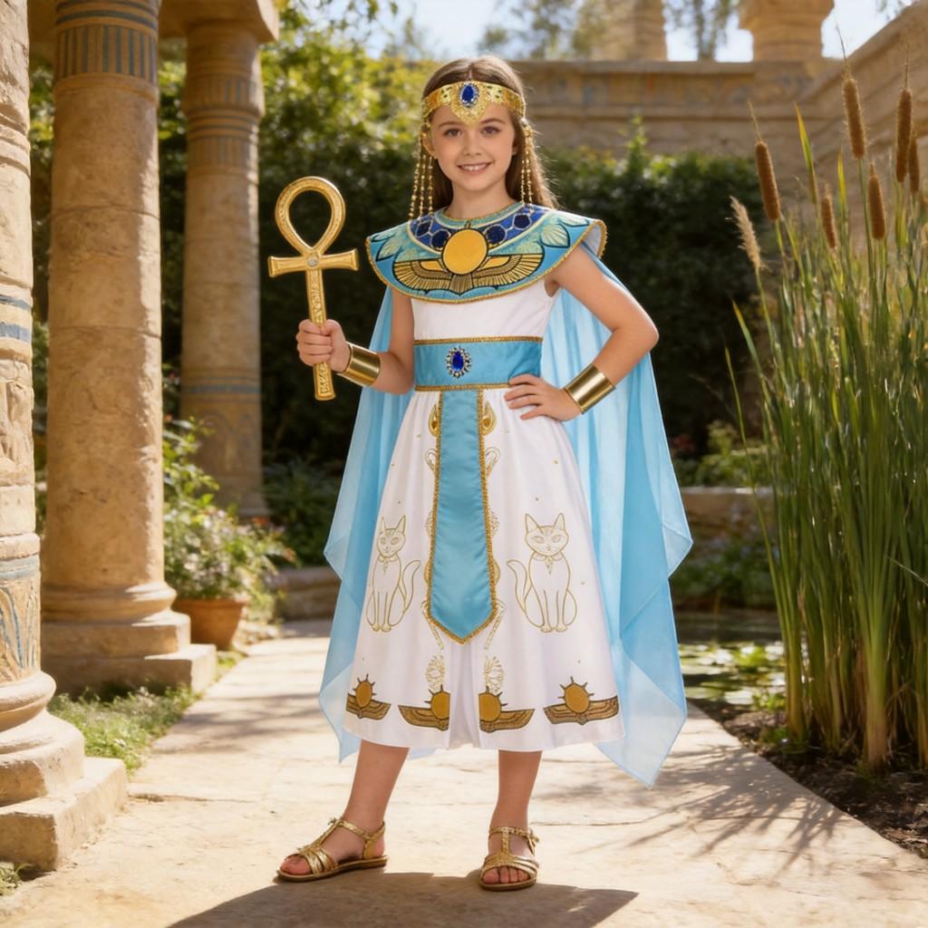 Nile River Princess Child Halloween Costume For Roleplay And Cosplay Events