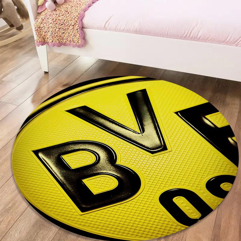 

Dortmund Round Area Rug,Carpet Rug for Living Room Bedroom Sofa Playroom Decor,Non-slip Floor Mat Q0012 120cmx120cm