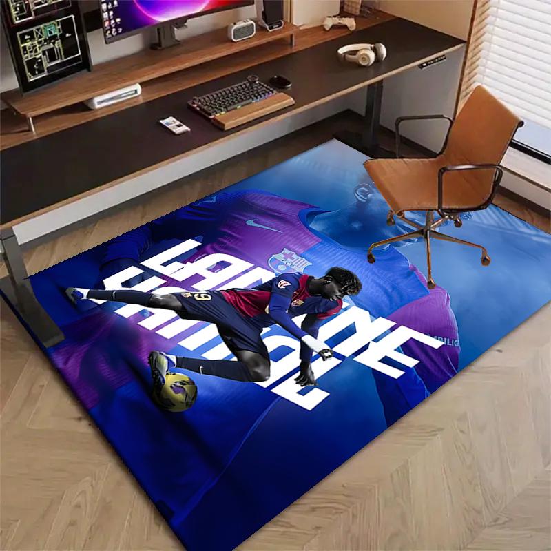 Jamal (5)Bedruckter Teppich für Schlafzimmer Wohnzimmer Heimdekoration Teppiche Matte Rutschfeste Matte Teppich für das Bett