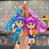 Demon Hunter Girl Troupe Boy Troupe Doll Keychain PVC Soft Rubber Keychain Pendant Cartoon Animation Peripheral Gifts