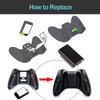 10PCS Black Plastic AA Battery Back Cover Shell For Xbox 360 Wireless Controller