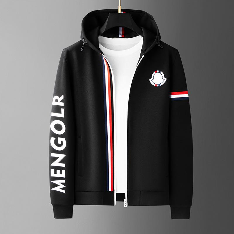 2025 European Men's Trendy Hooded Sweatshirt: Autumn/Winter Collection - Long Sleeve Cardigan