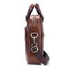 Men Leather Messenger Bag Satchel Bag Crossbody Shoulder Bag for Office School College Business