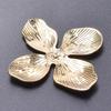6pcs Gold Color Stainless Steel Charms For Jewelry Making Supplies Plant Leaf Flower Pendant Charm Cherry Pepper Sunflower Charm