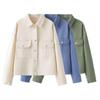 2025 Women's Fashion Versatile Washed Cotton Jacket