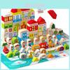 Wooden City Sunshine Building Blocks For Kids Educational Stem Toy With Handeye Coordination