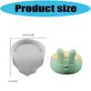 Silicone Rabbits Mould Nonstick Surfaces Easy Demolding For Candle Soap Making Holiday Projects