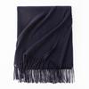 Cashmere Feel Solid Color Women's Imitation Cashmere Scarf Spring Atmosphere Korean Style Versatile Mid Length Shawl Scarf