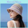 Summer Casual Bucket Hat With Large Brim And Ventilated Fabric For Sun Shielding