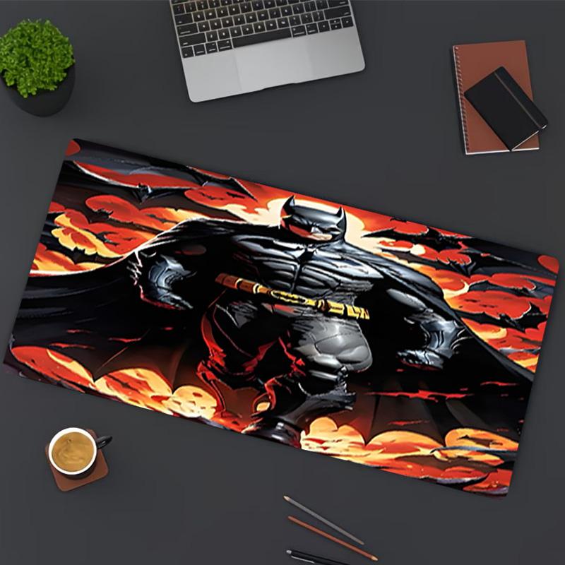 Batman Print Mouse Pad, for Keyboard Pad Laptop PC Mat for Office Home Use, Desk Decor, Perfect Birthday Gift for Gamers