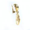 Excellent CELINE Earring Star Ball Multicolor Stone Swing Gold Women Used
