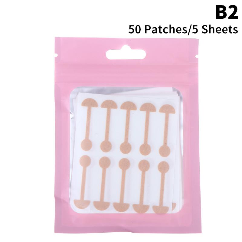 20-100Pcs Dumbbell Nose Tip Patch Elastic Skin Color Disposable Contouring Corrective Nose Strips Thin Nasal Beauty Nose Sticker