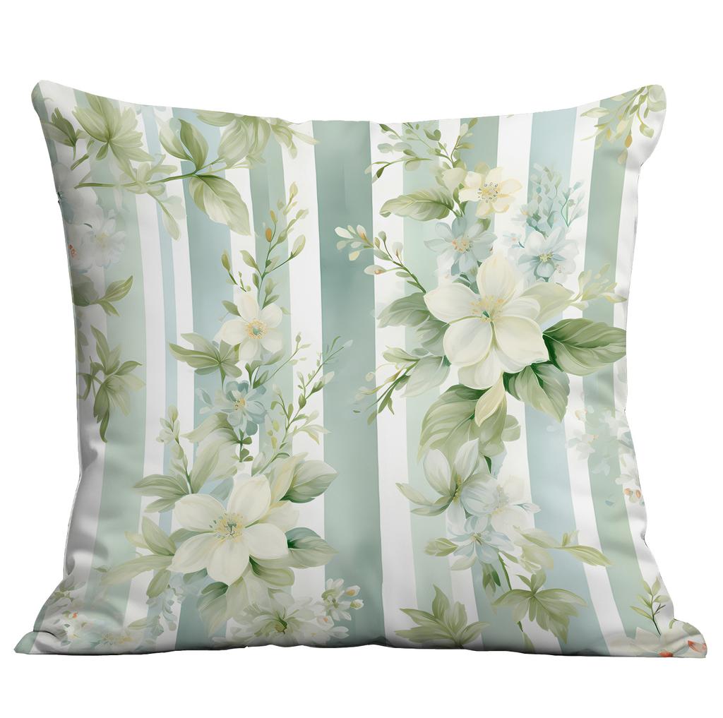 Ny Akvarell Pastoral Blommig Kuddfodral Hem Vardagsrum Soffa Kudde Kuddfodral Premium Hållbar Kvalitet
