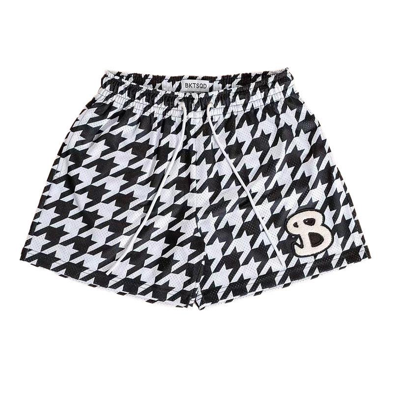 Herren Sommer Schnelltrocknende Mesh Basketballshorts für Sport und Fitness