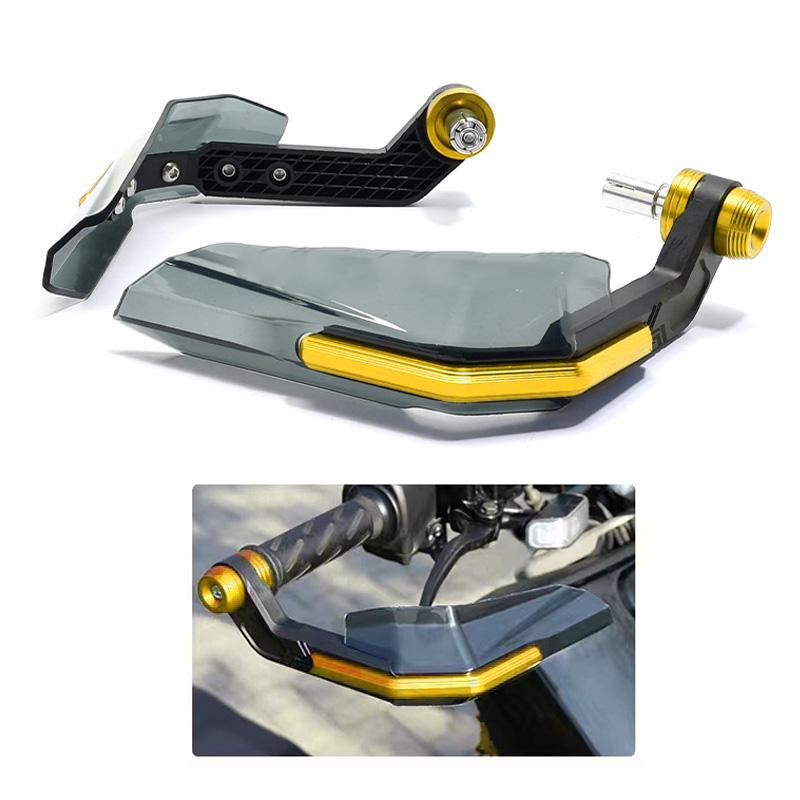 Motorcycle Handguard High Strength Impact Resistant Handlebar Wind Deflector for Motorbike GOLD