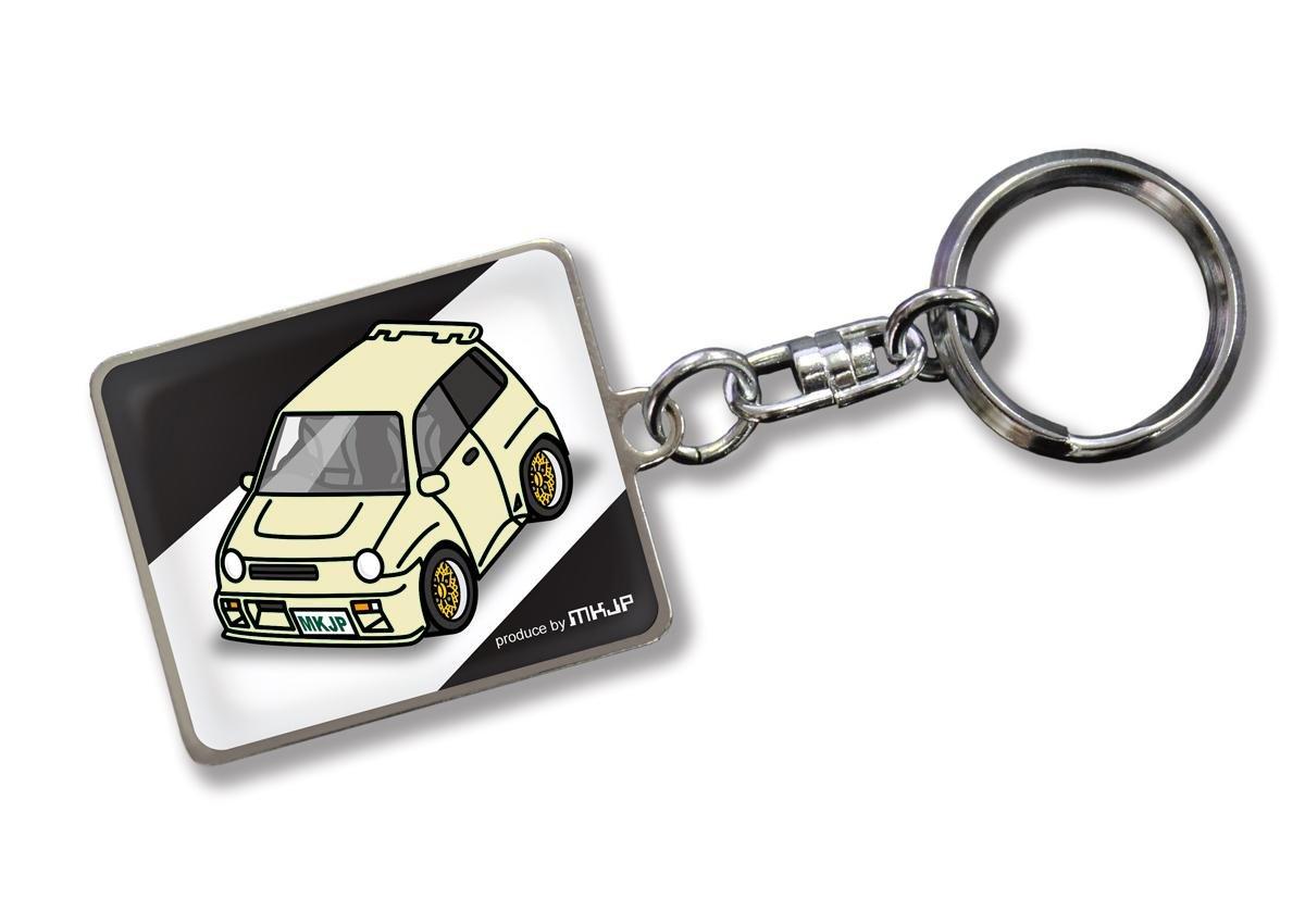 

Custom Keychain Honda City AA VF Type Black Car Cream [MKJP] Base Color