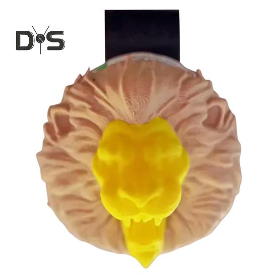 

Забавный зажим для козырька в виде головы животного, универсальный органайзер для солнцезащитного козырька автомобиля, пластиковый дизайн в виде медведя/льва/тираннозавра, надежный держатель для мелких предметов, карта памяти SD Gum Cash Lion