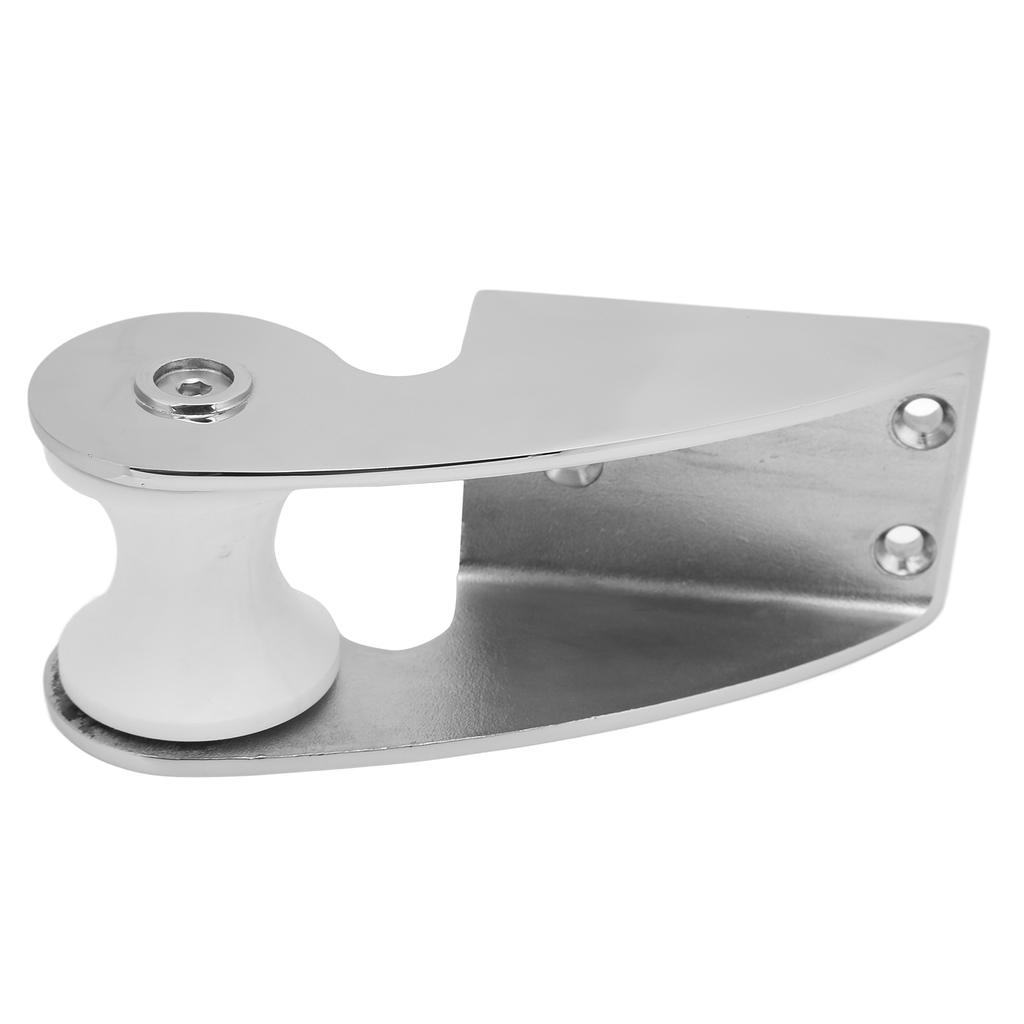 Boat Bow Anchor Roller Bracket Nylon Pulleys Anti Slip Rubber Pad Wear Resistant Boat Anchor Roller