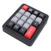Wired Mechanical Number Pad Hot Swappable Numeric Keypad with 12 RGB LED Backlight 19 Programmable Keys for Laptop Computer