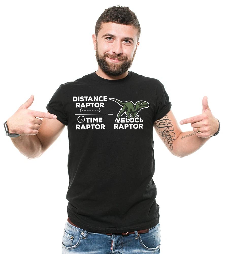 Velociraptor Funy T-shirt Geek Shirt Birthday Gift Funny Mens T-shirt Unisex Tee 2XL